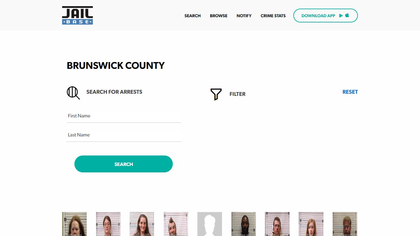 Brunswick County Jail Inmate Search and Mugshots | JailBase